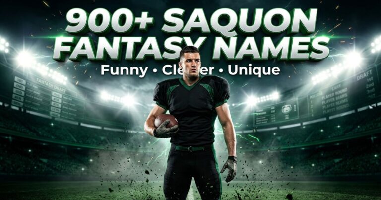 900 Powerful Saquon Barkley Fantasy Names That Are Funny, Clever & Unique