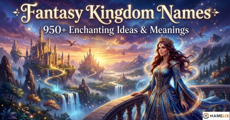 950+ Enchanting Fantasy Kingdom Names & Meanings