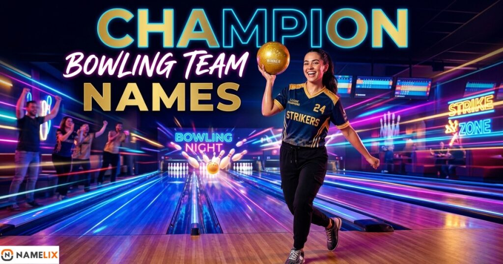 Champion Bowling Team Names