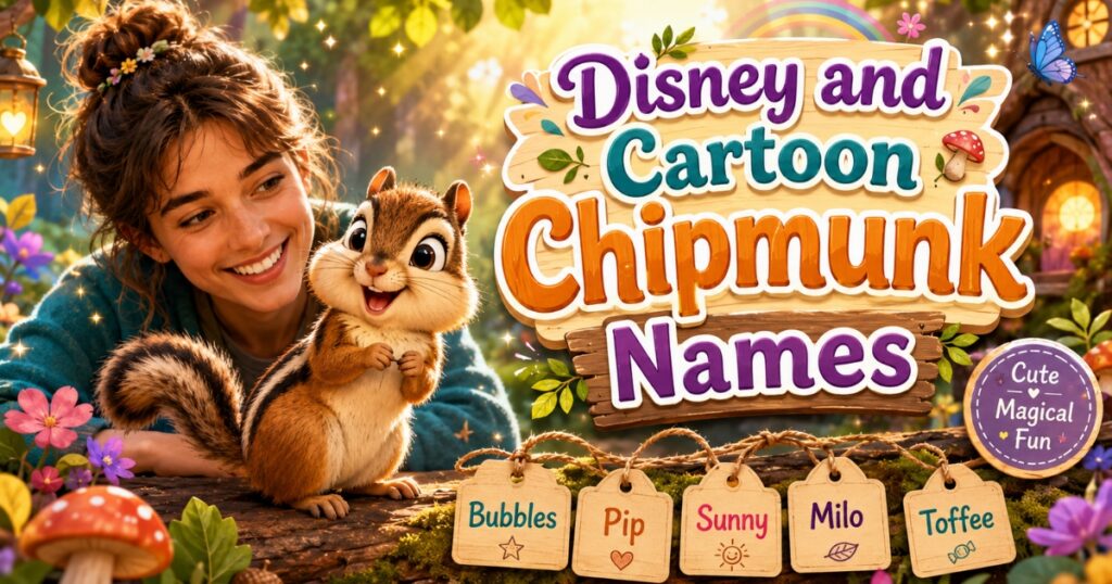 Disney and Cartoon Chipmunk Names