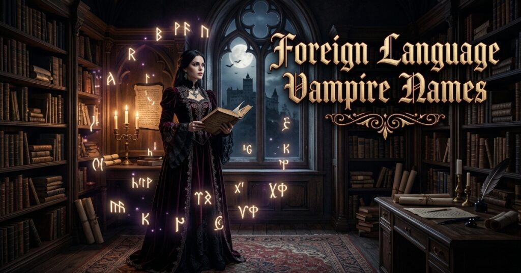 Foreign Language Vampire Names