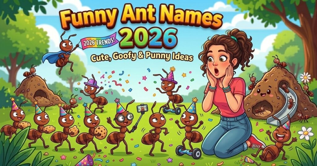 Funny Ant Names 2026