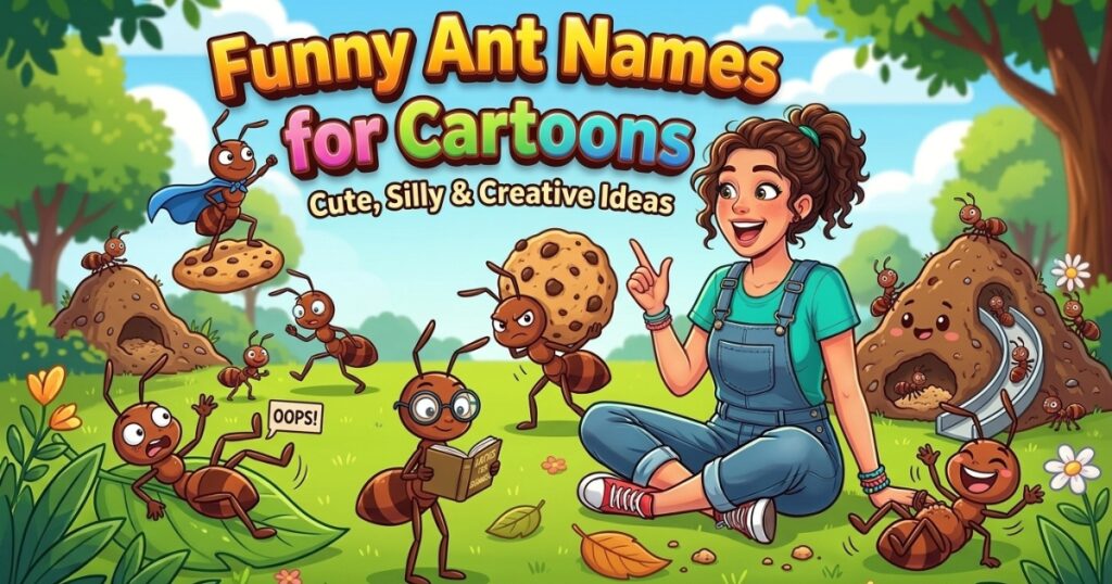 Funny Ant Names for Cartoons