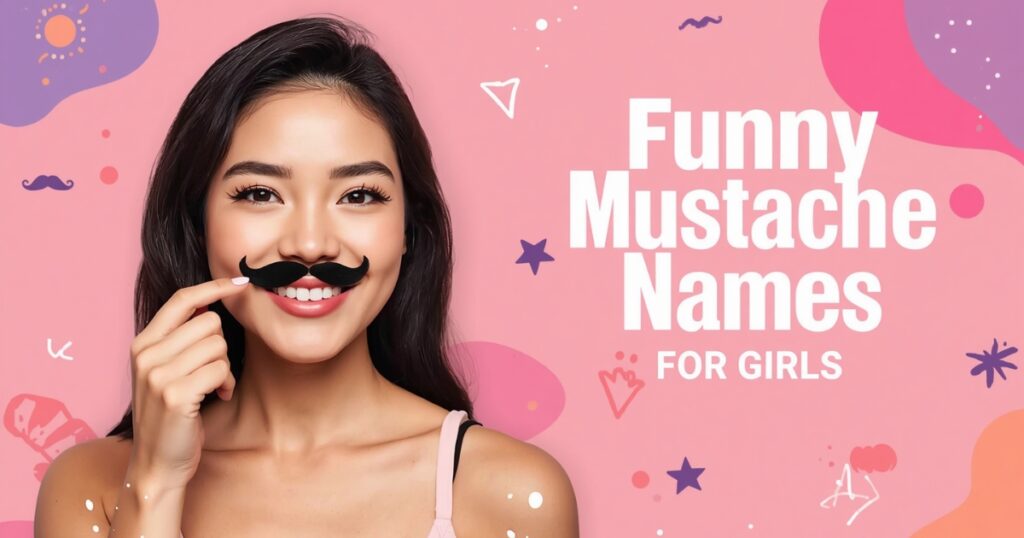 Funny Mustache Names for Girls