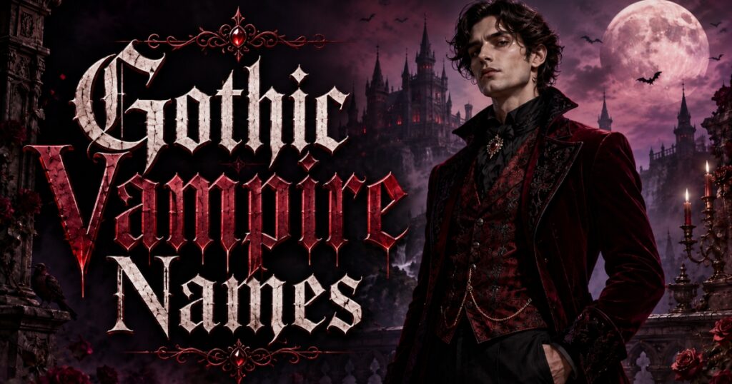 Gothic Vampire Names