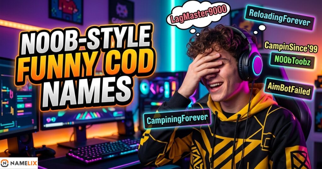 Noob-Style Funny COD Names