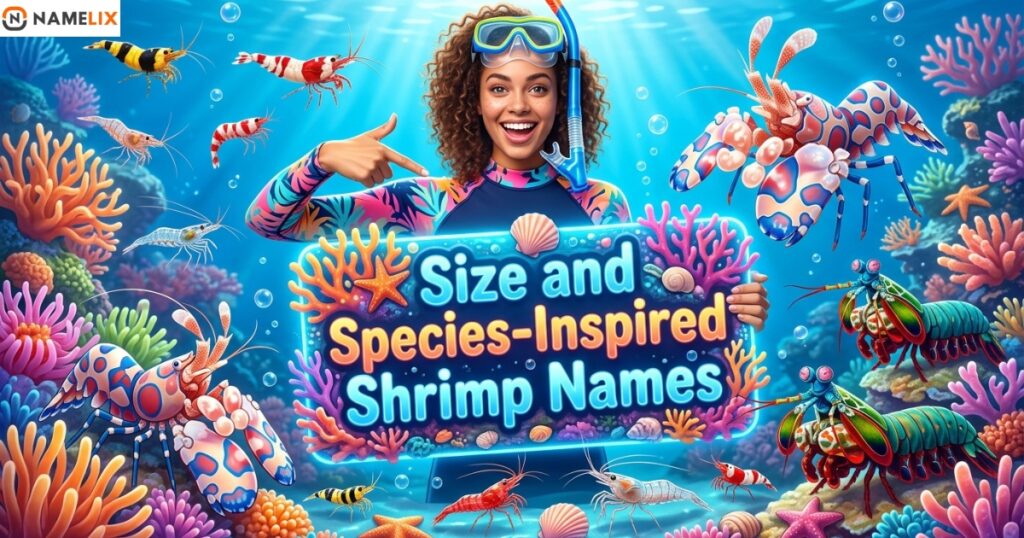 Size and Species-Inspired Shrimp Names