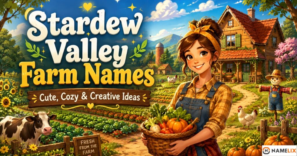 Stardew Valley Farm Names