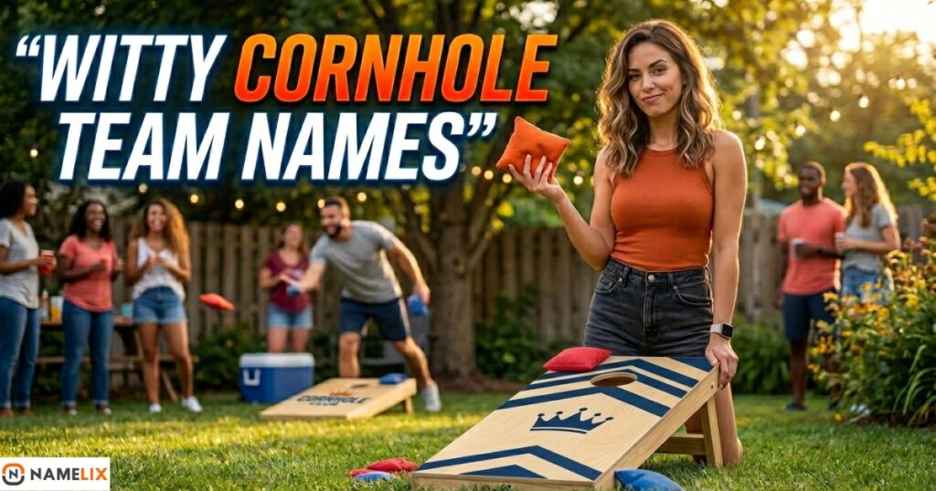 Witty Cornhole Team Names